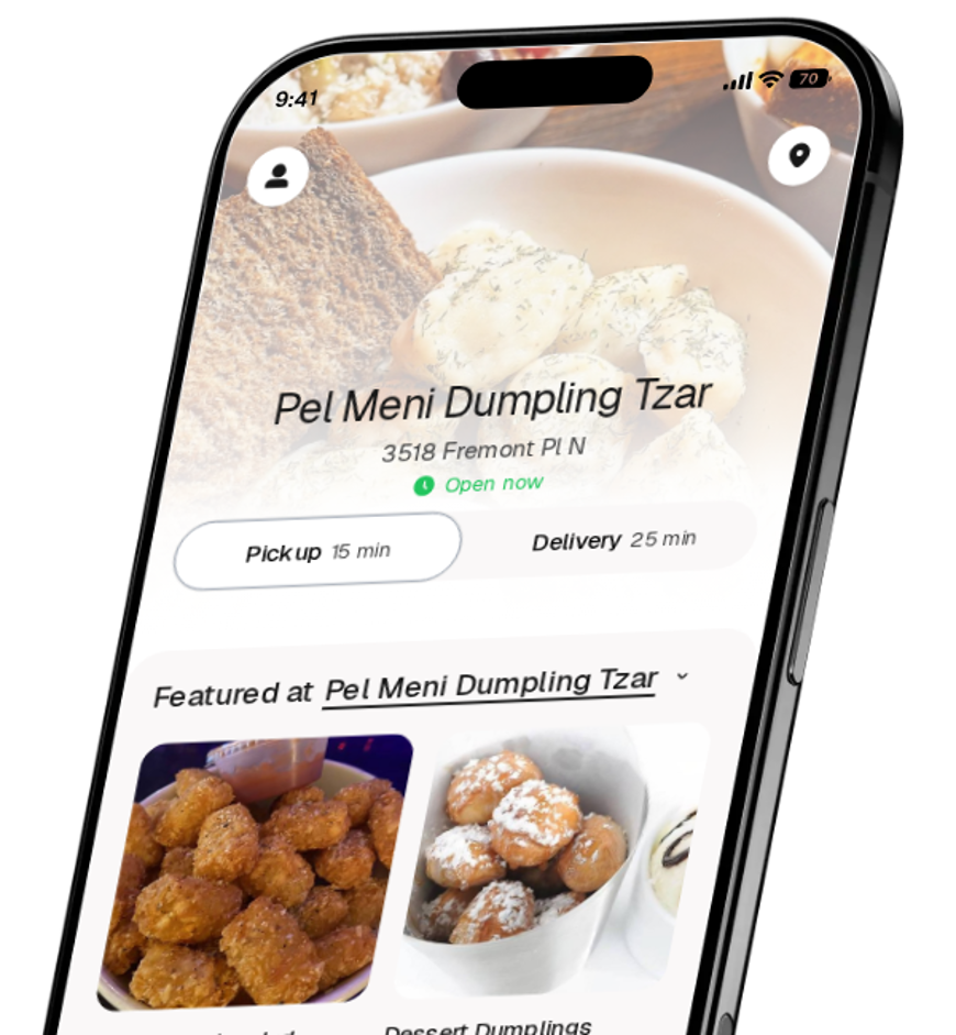 Pel Meni Dumpling Tzar app preview